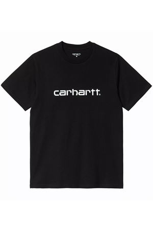 Black organic cotton jersey T-shirt CARHARTT WIP | I0310470D2